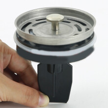 Gootsteenafvoerfilter Mesh Gootsteenafvoerplug Haarval-1 pakje