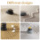 6 Mini Gartenrechen Kunststoff Für Sandtisch Desktop 10
