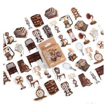 Decorative Scrapbook 46 Pieces Paper Stickers for Stationery, DIY, Scrapbooking