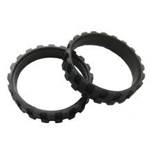 1/2 Pcs Wear-resistant Rubber Wheel Tires Anti-slip-Two packs