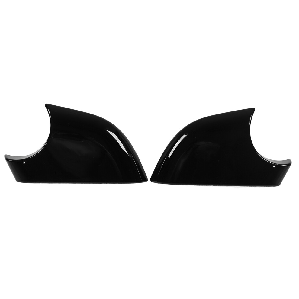 Side Mirror Cover Cap 4 Tesla Model 3 2017-2021 Glossy Durable Abs Material Easy Installation Perfect Fitment No Modification Required Black 9139052828209