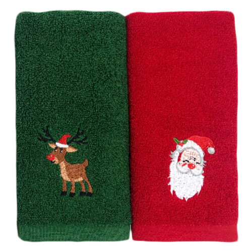 2Stück Weihnachtsgesichtstuch 44x32cm