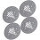 4St Kerst Placemats Antislip Met Feestelijk Patroon 1