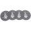 4St Kerst Placemats Antislip Met Feestelijk Patroon 8