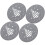 4St Kerst Placemats Antislip Met Feestelijk Patroon 6