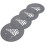 4St Kerst Placemats Antislip Met Feestelijk Patroon 7