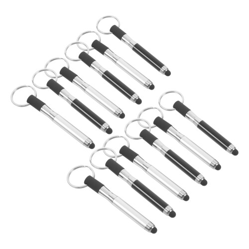 12Stk Pen Shape Schlüsselanhänger Mini Kugelschreiber Tools