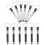 12Stk Pen Shape Schlüsselanhänger Mini Kugelschreiber Tools 10