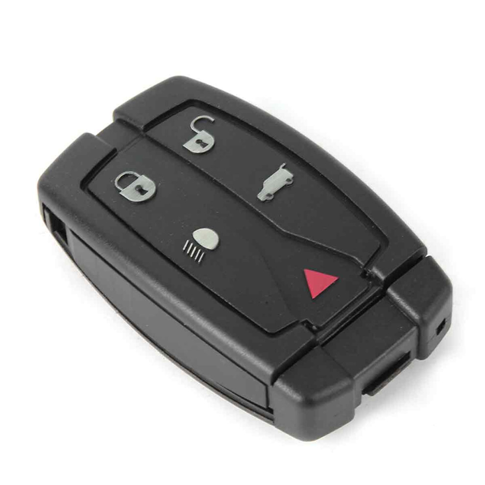 Remote Control Case Shell Replacement 4 Land Rover Lr2 Smart Key, Durable Uncut Insert Key Fob W/ 5 Buttons Fit 4 Interchange Part Number Nt8 Tx9 9139052835245