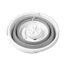Mini opvouwbare wasmachine Draagbare wasmachine-Lichtgrijs 2