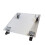 Acrylic Rolling Plant Bracket With Caster Round-25x25cm square 1