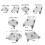 Acrylic Rolling Plant Bracket With Caster Round-25x25cm square 4