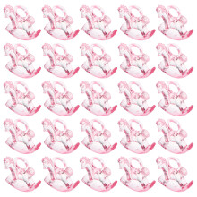 48St Baby Shower Versiering Acryl Roze Mini Hobbelpaard Tafeldecoratie