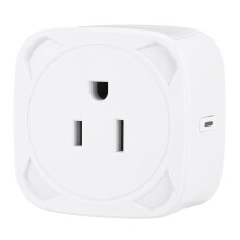Μίνι έξυπνη πρίζα με έλεγχο WiFi, πρίζες με φωνητικό έλεγχο συμβατές με Alexa και Google