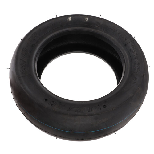 Pneu sem câmara para mini moto, dimensões precisas, 90/65-6,5 polegadas, pneu de borracha resistente, pneu sólido flexível com conforto