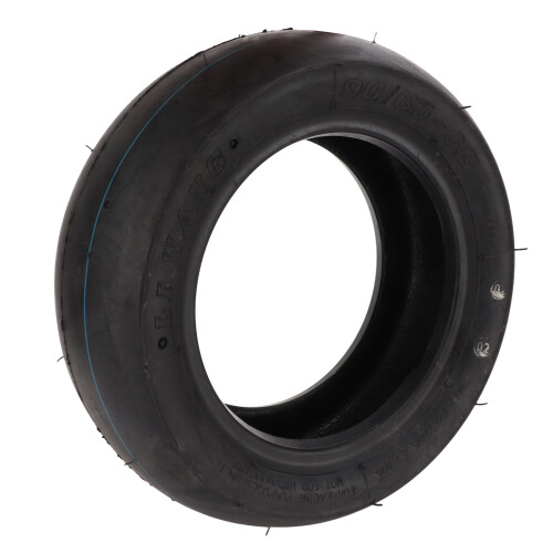 Pneu sem câmara para mini moto, dimensões precisas, 90/65-6,5 polegadas, pneu de borracha resistente, pneu sólido flexível com conforto 1