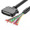 Professional SCSI Cable with Terminals Double Shielded CN36P 0.5m Speed Data Transfer 1
