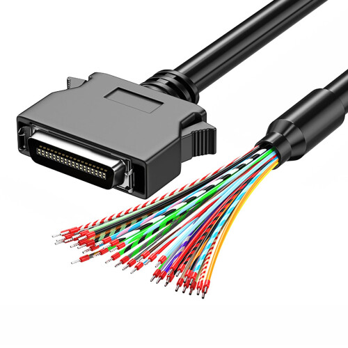 Professional SCSI Cable with Terminals Double Shielded CN36P 0.5m Speed Data Transfer