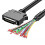 Professional SCSI Cable with Terminals Double Shielded CN36P 0.5m Speed Data Transfer 2