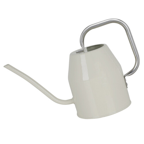 Comfort Handle Aluminum Watering Can Accurate Irrigation-White