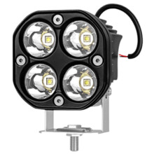 Fahrnebelscheinwerfer für Offroad-Anwendungen, breiterer Ausleuchtungsbereich, robuste Konstruktion, gelbe LED-Pods, 40 W, 3-Zoll-Spot-Beam,