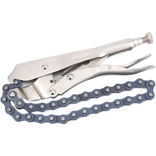 Robust chain locking pliers, locking chain pliers, removable quickrelease trigger wrench 2