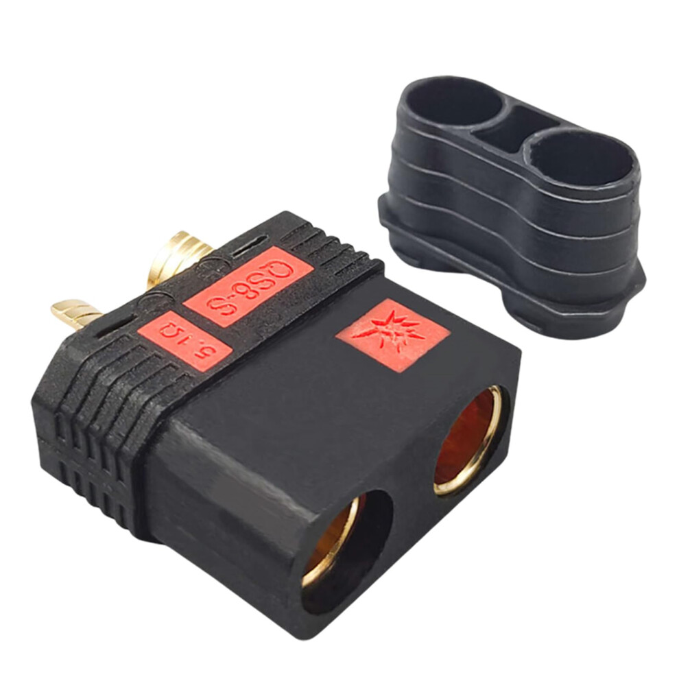 Qs8s Plug Current Antispark Connector Male And Female For Fpv Drones, Rc Cars, Battery Charging Adapter Female Socket 9412369503947