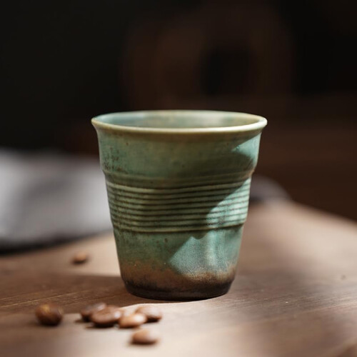 Coffee Ceramic Cup Retro Rustic Tea Cup Style 7 Ceramic Mug 2