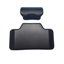 Motorcycle Passenger Backrest with Cushion, Adjustable Seat Support for Enhanced Comfort