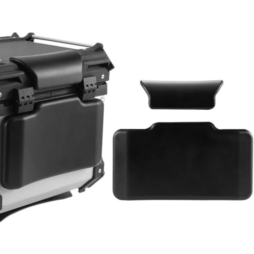 Motorcycle Passenger Backrest with Cushion, Adjustable Seat Support for Enhanced Comfort 1