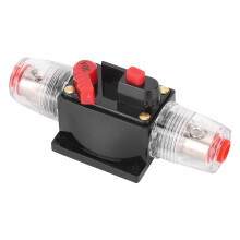 Interrupteur de réinitialisation Fuse4Car, disjoncteur en ligne pour système audio, protection contre les surtensions, 12-24 V CC, installation