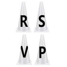 Letters Dressage Cones 4/8pcs Lightweight Training Cones for Equestrians Athletes Event Use 4 Letter Set