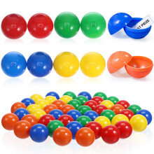50 Stk. 3 Cm Kunststoffkugeln Für Tombola Und Party