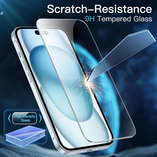 9H Tempered Glass Screen Protector Guard for Apple iPhone 17 PRO MAX Front 2