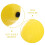 Gele ABS Baby Maracas Fruit Instrumenten 6