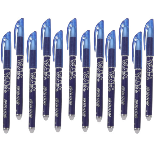 12Stk Stift Set Blau Für Schreibwaren
