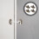 4 fensterhaken basis, winddicht mit ringlicht-halterung 6