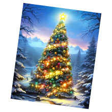 Kerstboom Crystal Art Set voor volwassenen Beginner DIY-2