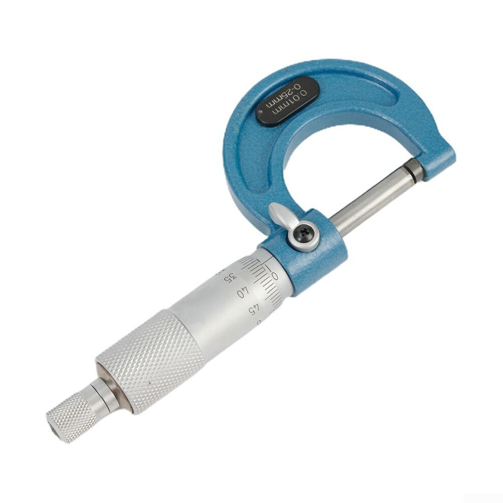 Mechanical Micrometer For Outside Diameter Measurement 0-100Mm Range With Carbide Probe And Ratchet Stop 0-25Mm (0.01) 9365049473224
