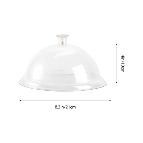 1St Essensabdeckung Transparent 21Cm Mit Tragegriff 1