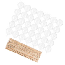 100 Stuks Chocolade Ballen Cup Bloem Snoepjes Boeket Met Stokjes