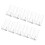 Record Support Transparant 10 Stuks 1,6x0,8x0,3 Inch 1