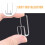 Record Support Transparant 10 Stuks 1,6x0,8x0,3 Inch 6