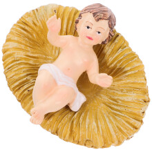 Decor Kruipende Speelgoed Resin Beeld Baby Kind 7,80x5,50x2,90 Cm
