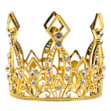 goldene krone tortendeko tiara dessertverzierung bastelartikel partyzubehör