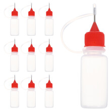 10St Pe Precisie Doseerflessen Multi Kleur Voor Lijm Verf En