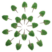 20 Stuks 1:150 Modelbomen Treinscène Landschap N- (Groen)