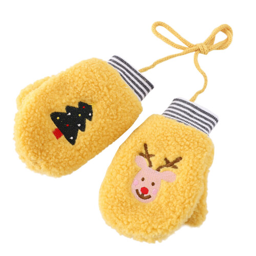 1 Paar Peuters Winterhandschoenen Gebreid