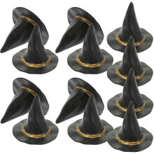 24 halloween mini hexenhüte partyhüte deko für puppenhaus szene