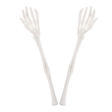 1 Paar Arm Skeleton Salade Tongs Voor Halloween Feest